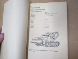 A 052/1/112 (DV-45/54 - Grubenaushubmaschine MDK-2M Beschreibung und Nutzung -itäsaksalainen juoksuhaudankaivinkone (telaveto), teknisiä ominaisuuksia & käyttöohje