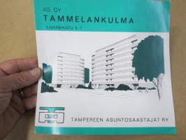 As. Oy Tammelankulma - Ilmarinkatu 5-7, Tampere, Tampereen Asuntosäästäjät -rakennuskohteen esite