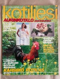 Kotiliesi 1983 nr 14, Juhani Merilahti - saaristolaiselämän kuvaus (Uusikaupunki), Bruno Erant - elämää aurinkotalossa
