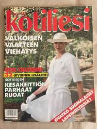 Kotiliesi 1989 nr 10, valkoisen vaatteen viehätys, Maisan punainen tupa, tuntematon Helene Schjerfbeck löytyi tsekkiläisestä museosta