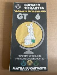 Suomen tiekartta GT 1984 nr 6