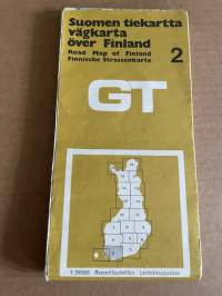 Suomen tiekartta GT 1976 nr 2
