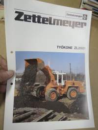 Zettelmeyer ZL 2001 kauhakuormaaja -myyntiesite