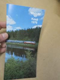 Valtionrautatiet VR kesä 1976 -esite