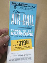 Loftleidir Icelandic Airlines - Air - Rail -myyntiesite