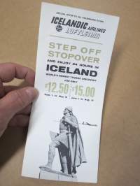 Loftleidir Icelandic Airlines - Step Off / Stopover -myyntiesite