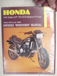 Suzuki V45 Sabre (VF750S) & Magna V-Fours 750 cc. 1982 Owner´s workshop manual -(omistajan) korjaamokäsikirja