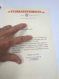 Oy Veikkaustoimisto Ab, Turku, 10.3.1951 työtodistus - Rva Aili Kivikoski -asiakirja