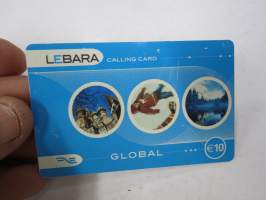 Lebara Calling Card Global 10 € -puhelinkortti / ennakkomaksukortti