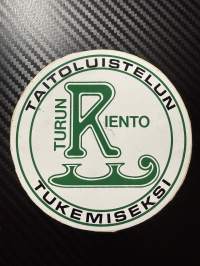 Taitokuistelun tukemiseksi -tarra