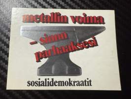Metallin voima -tarra