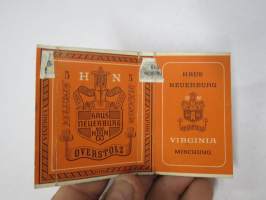 Haus Neuerburg Virginia Mischung -tupakkaetiketti / laatikko 