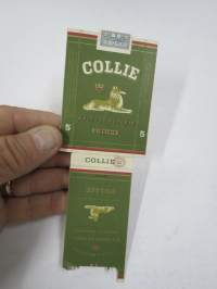 Collie Cigarettes -tupakkaetiketti / laatikko 