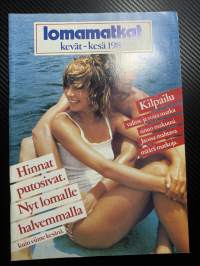 Matkarengas kevät-kesä 1984 lomaopas -matkaesitekirja