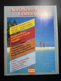 Aurinkomatkojen Lomaopas talvikausi 1987/88 -matkaesitekirja
