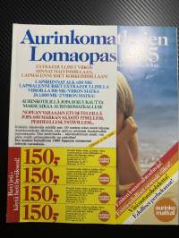 Aurinkomatkojen Lomaopas kevät-kesä-syksy 1985 -matkaesitekirja