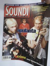 Soundi 1996 nr 5, Kansikuva ja artikkeli Apulanta, Joasn Osborne, Miljoonasade, Bruce Springsteen, Broadcast, Cure, ym.