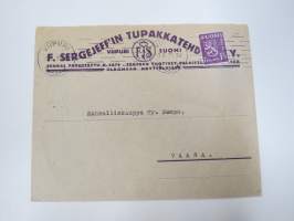 F. Sergejeffin Tupakkatehdas Oy, Viipuri -firmakuori