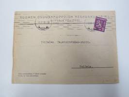 Suomen Osuuskauppojen Keskuskunta R.L., Viipuri -firmakuori / kirjekuori