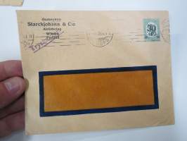 Oy Starckjohann & Co Ab, Viipuri -firmakuori / kirjekuori