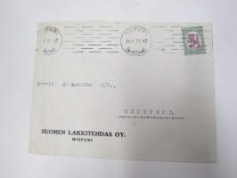 Suomen Lakkitehdas Oy, Viipuri -firmakuori / kirjekuori
