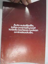 Saab 900 19?? -myyntiesite / sales brochure