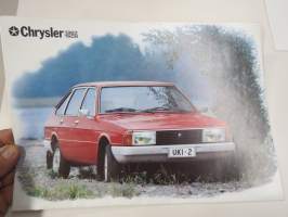 Chrysler 1307, 1508 (kansikuvassa rekisterinumerolla UKI-2) -myyntiesite / sales brochure