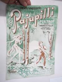 Pajupilli foxtrot (Videflöjten) - Pentti Viherluoto -nuotit, sanat Harry Etelä / Thure Wahlroos