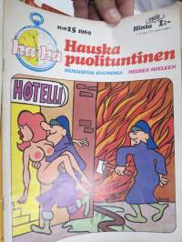 Hauska puolituntinen 1969 nr 15 -aikuisviihdelehti / adult graphics magazine
