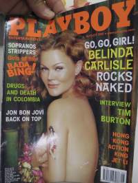 Playboy 2001 August -aikuisviihdelehti / adult graphics magazine