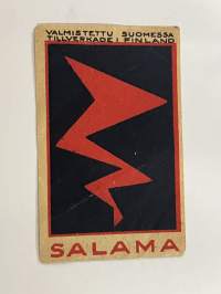 Salama -tulitikkuetiketti