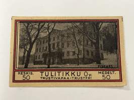Fiskars -tulitikkuetiketti