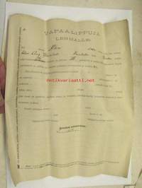 Vapaa-lippuja (astutukseen) lehmälle 