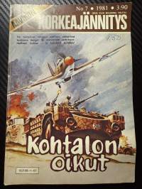 Aavikon Korkeajännitys 1981 nr 7 Kohtalon oikut