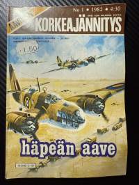 Aavikon Korkeajännitys 1982 nr 1 Häpeän aave