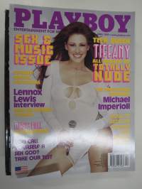 Playboy 2002 April -adult graphics magazine / aikuisviihdelehti