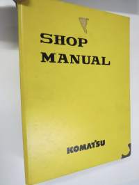 Komatsu PW170ES-6K Excavator Shop Manual serial nr K32001 and up -kaivinkoneen korjaamo-ohjekirja
