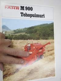 Fahr M 900 Tehopuimuri leikkuupuimuri -myyntiesite / sales brochure