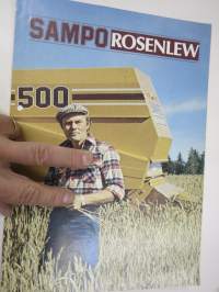 Sampo rosenlew 500 leikkuupuimuri -myyntiesite / sales brochure
