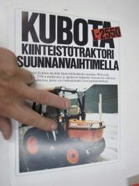 Kubota L-2550 kiinteistötraktori -myyntiesite