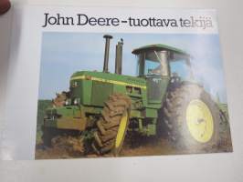John Deere - tuottava tekijä - traktorit ja leikkupuimurit -myyntiesite
