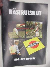 Hardi käsiruiskut -myyntiesite
