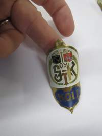 Koli SK - Oy Savo-Karjala -polkupyörän keulamerkki / runkomerkki -bicycle emblem / badge