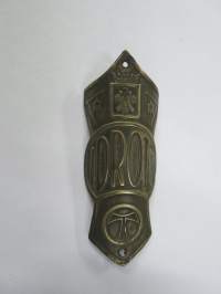 Idrott - Teräs?, Turku -polkupyörän keulamerkki / runkomerkki -bicycle emblem / badge