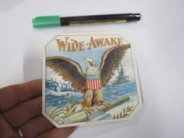 Wide-Awake -sikarietiketti