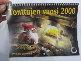 Mauri Kunnas - Tonttujen vuosi 2000 -seinäkalenteri