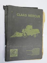 Claas Mercur combine parts catalogue -leikkuupuimuri, varaosaluettelo