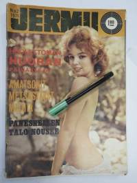 Jermu 1971 nr 1, Huolettoman huoran päiväkirja, Amatsonit metsästävät miehiä, Tehtävä alastomien geishojen talossa, Valpon kuulustelumenetelmä, ym -aikuisviihdelehti