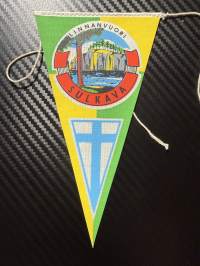 Linnavuori sulkava -matkailuviiri, pikkukoko / souvenier pennant