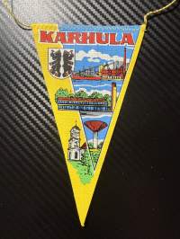 Karhula -matkailuviiri, pikkukoko / souvenier pennant